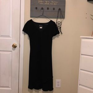 Black Short Sleeve Dress